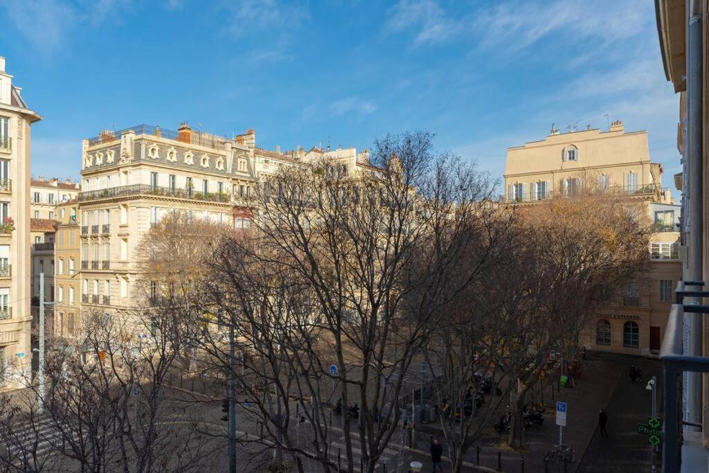 Superbe Appart, Central, Petit Balcon & Vue Place Marselha Exterior foto